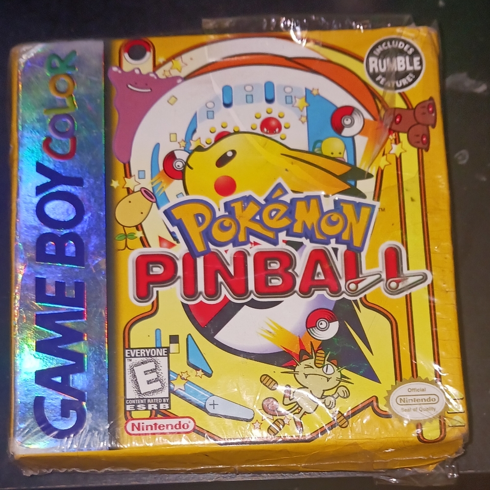 1999 Pokemon Pinball  Game Boy Color game with royal rumble feature.